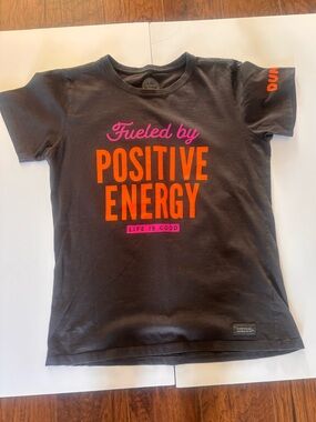 Life Is Good Positive Energy Tee with Dunkin’ Donuts Logo